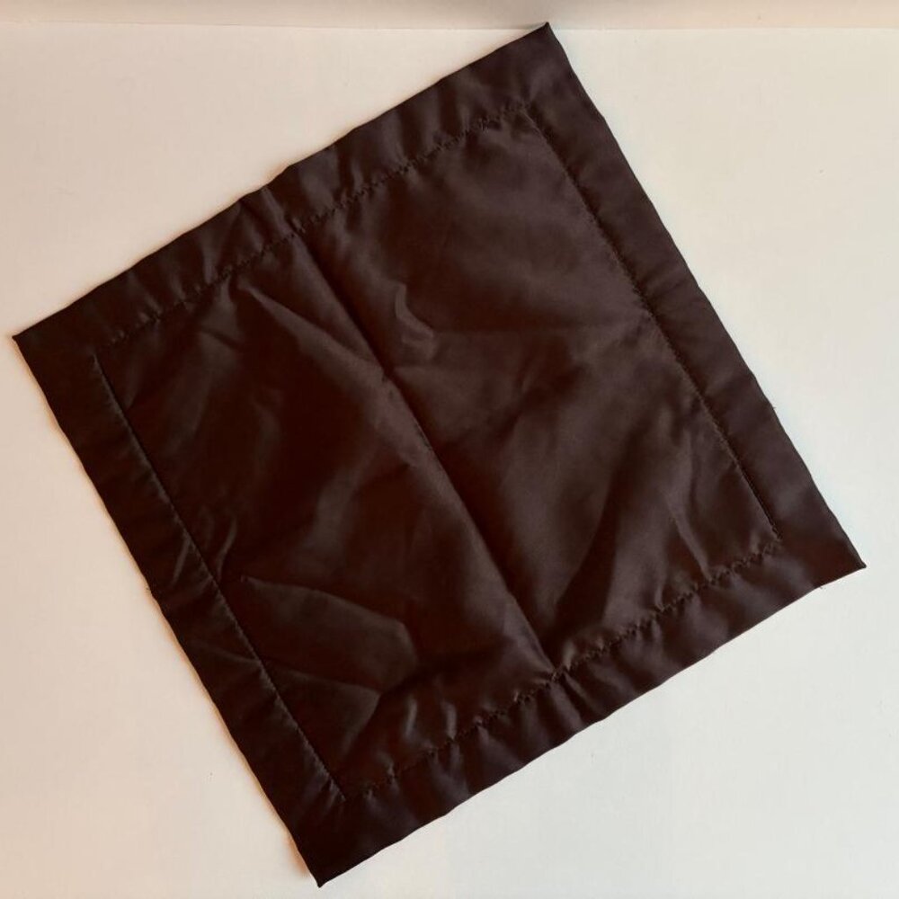 Swaddle Designs Baby Lovie "Green Microfleece with Chocolate Brown Satin Trim" - Picture 5 of 7